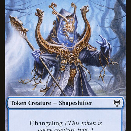 Elf Warrior // Shapeshifter Double-Sided Token [Kaldheim Tokens]