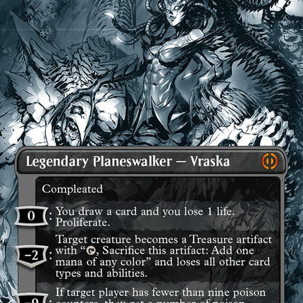 Vraska, Betrayal's Sting (Borderless Manga) [Phyrexia: All Will Be One]