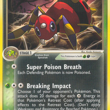 Dark Ariados (30/109) [EX: Team Rocket Returns]