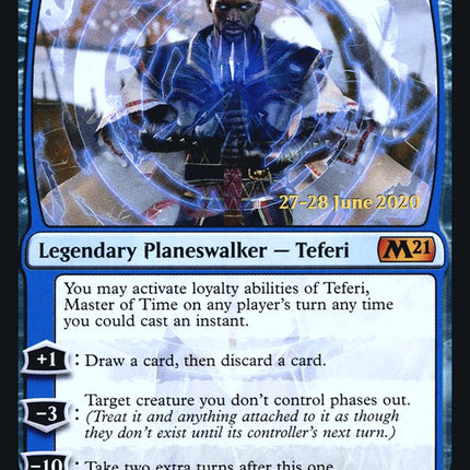Teferi, Master of Time [Core Set 2021 Prerelease Promos]