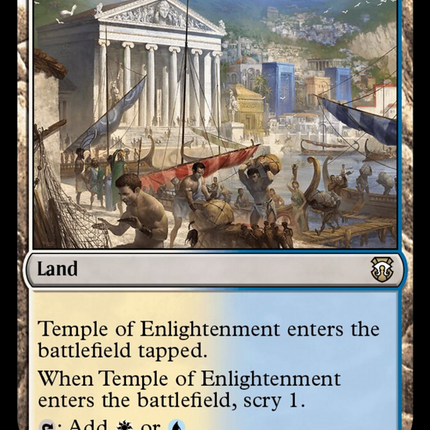 Temple of Enlightenment (Ripple Foil) [Modern Horizons 3 Commander]
