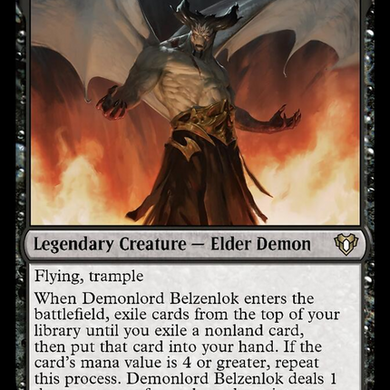 Demonlord Belzenlok [Commander Masters]