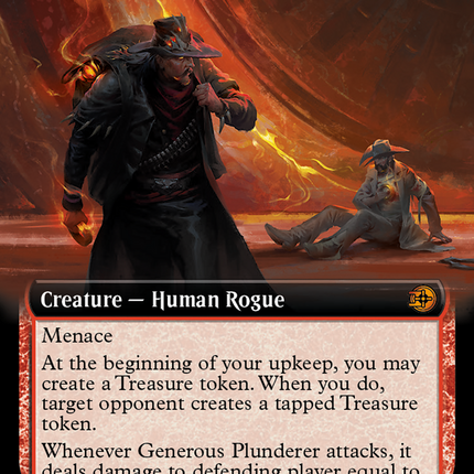 Generous Plunderer (Extended Art) [Outlaws of Thunder Junction: The Big Score]