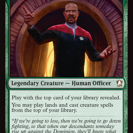 Benjamin Sisko, Besieged [Star Trek Commander]