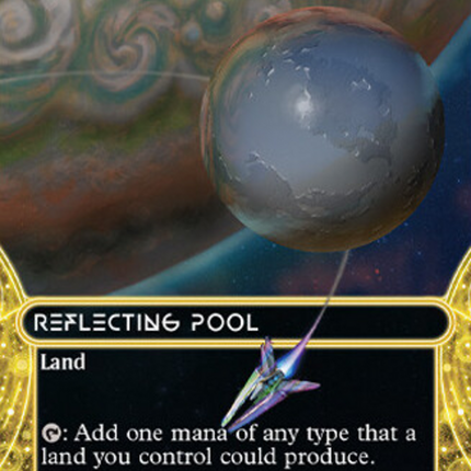 Reflecting Pool (0126) (Borderless) (Galaxy Foil) [Edge of Eternities: Stellar Sights]