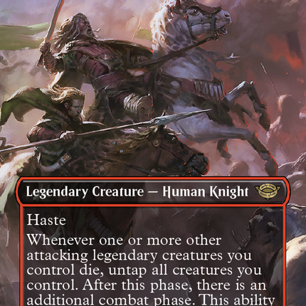 Eomer, Marshal of Rohan (Borderless Alternate Art) [The Lord of the Rings: Tales of Middle-Earth]
