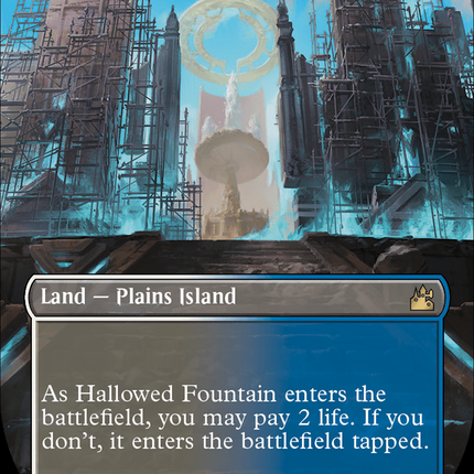 Hallowed Fountain (Borderless) [Ravnica Remastered]