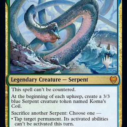 Koma, Cosmos Serpent (Promo Pack) [Kaldheim Promos]