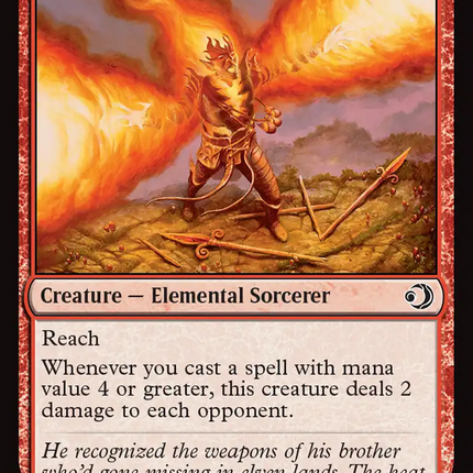 Enraged Flamecaster [Lorwyn Eclipsed]