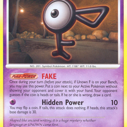 Unown F (56/106) [Diamond & Pearl: Great Encounters]