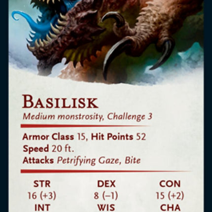 Basilisk Art Card [Dungeons & Dragons: Adventures in the Forgotten Realms Art Series]