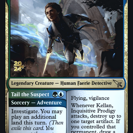 Kellan, Inquisitive Prodigy [Murders at Karlov Manor Prerelease Promos]