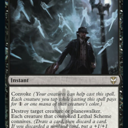Lethal Scheme [Streets of New Capenna Commander]