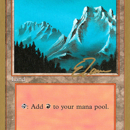 Mountain (et374) (Eric Tam) [Pro Tour Collector Set]