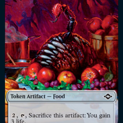 Food (18) // Golem Double-Sided Token [Modern Horizons 2 Tokens]