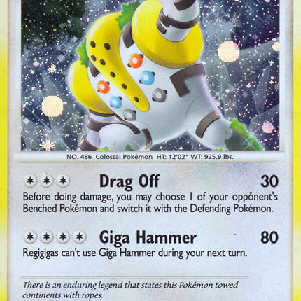 Regigigas (DP40) [Diamond & Pearl: Black Star Promos]