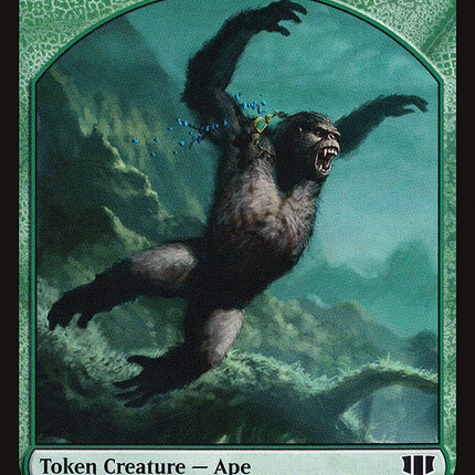 Ape // Zombie (011/036) Double-Sided Token [Commander 2014 Tokens]