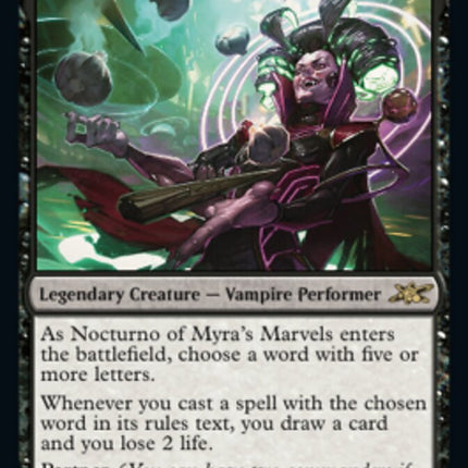 Nocturno of Myra's Marvels (Galaxy Foil) [Unfinity]