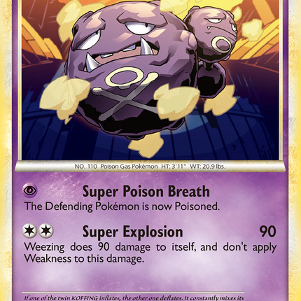 Weezing (38/95) [HeartGold & SoulSilver: Call of Legends]