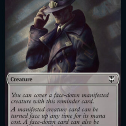 Manifest // Copy Double-Sided Token [Streets of New Capenna Commander Tokens]