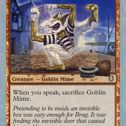 Goblin Mime (Alternate Foil) [Unhinged]
