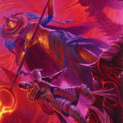 Djeru and Hazoret Art Card [March of the Machine Art Series]