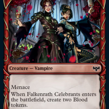 Falkenrath Celebrants (Showcase Fang Frame) [Innistrad: Crimson Vow]