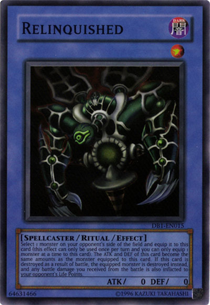 Relinquished [DB1-EN015] Super Rare