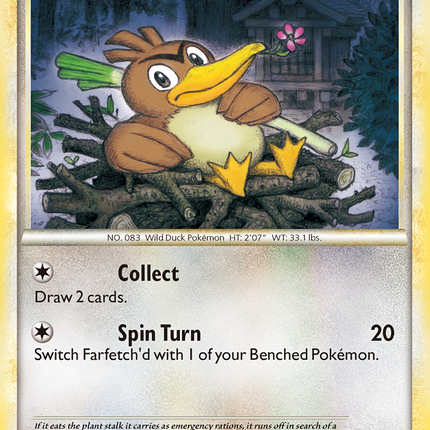 Farfetch'd (19/123) [HeartGold & SoulSilver: Base Set]