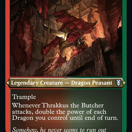 Thrakkus the Butcher (Foil Etched) [Commander Legends: Battle for Baldur's Gate]