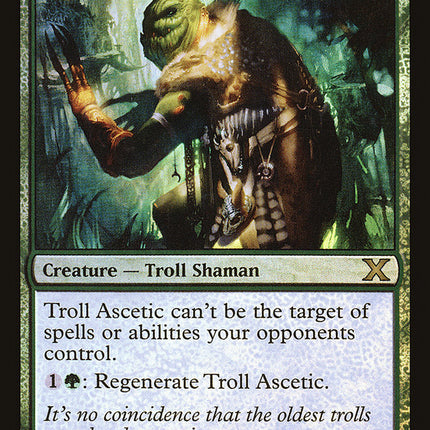 Troll Ascetic (Premium Foil) [Tenth Edition]