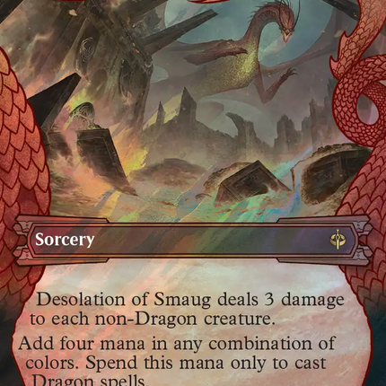 Desolation of Smaug (Showcase) (Surge Foil) [The Hobbit]