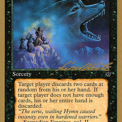 Hymn to Tourach (Wolf) (Leon Lindback) [Pro Tour Collector Set]