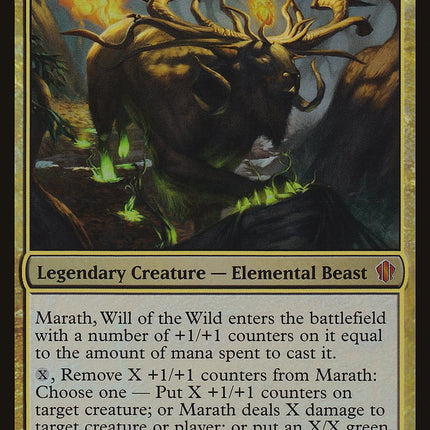 Marath, Will of the Wild (Oversized) [Commander 2013 Oversized]