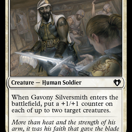 Gavony Silversmith [Commander Masters]