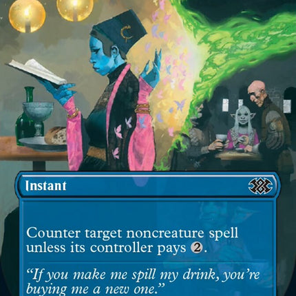 Spell Pierce (Borderless Alternate Art) [Double Masters 2022]