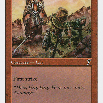 Sabretooth Tiger [Seventh Edition]