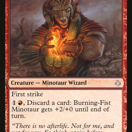 Burning-Fist Minotaur [Hour of Devastation]