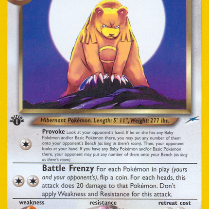Dark Ursaring (21/105) [Neo Destiny 1st Edition]