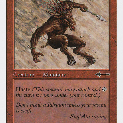 Talruum Minotaur [Beatdown]