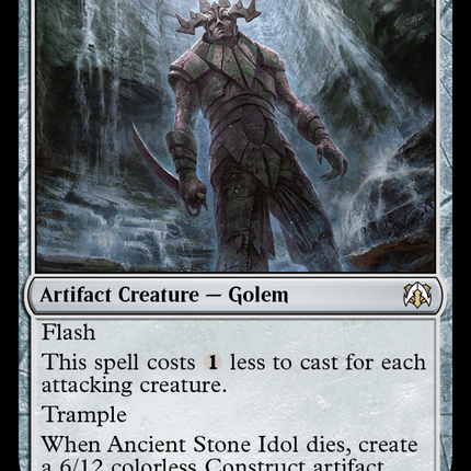 Ancient Stone Idol [March of the Machine Commander]