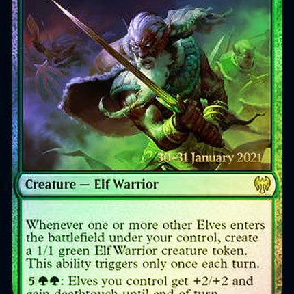 Elvish Warmaster [Kaldheim Prerelease Promos]
