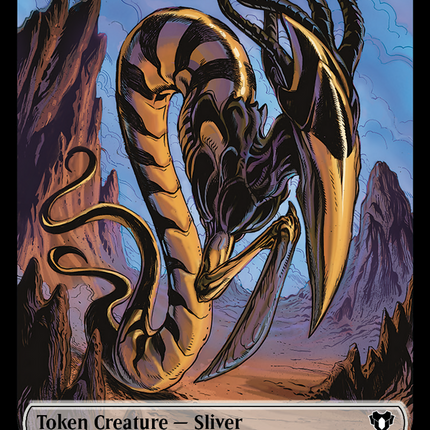 Copy (54) // Sliver Double-Sided Token [Commander Masters Tokens]