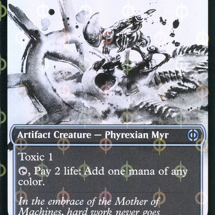 Myr Convert (Showcase Ichor Step-and-Compleat Foil) [Phyrexia: All Will Be One]