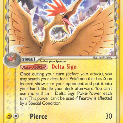 Fearow (18/100) (Delta Species) [EX: Crystal Guardians]