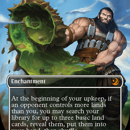 Land Tax (Anime Borderless) (Confetti Foil) [Wilds of Eldraine: Enchanting Tales]