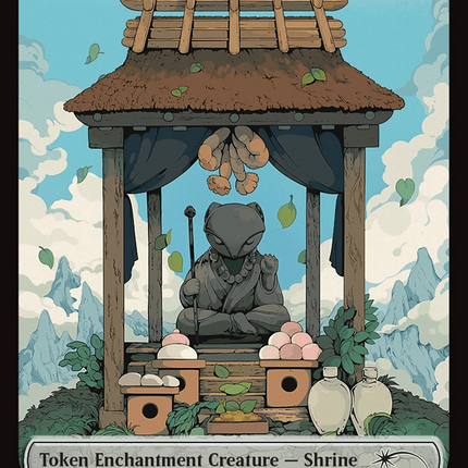 Shrine Token (Rainbow Foil) [Secret Lair: From Cute to Brute Tokens]