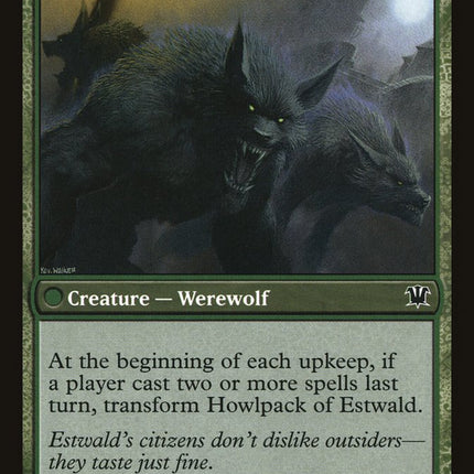 Villagers of Estwald // Howlpack of Estwald [Innistrad]