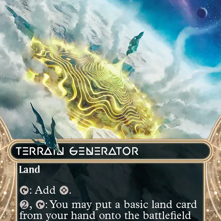 Terrain Generator (0133) (Borderless) (Galaxy Foil) [Edge of Eternities: Stellar Sights]