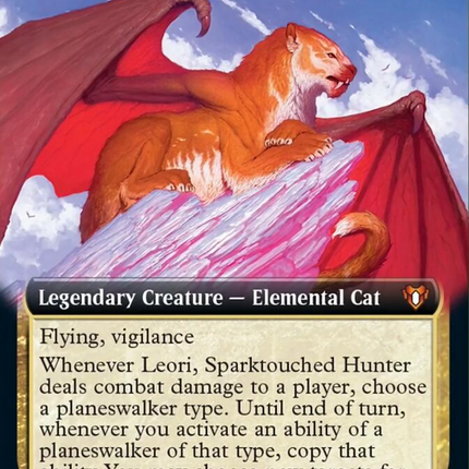 Leori, Sparktouched Hunter (Extended Art) [Commander Masters]